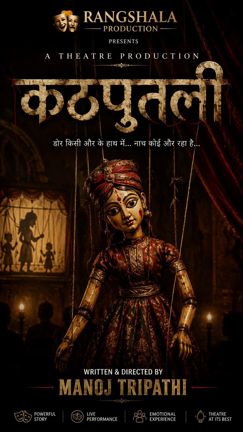 Kathputli theatre poster